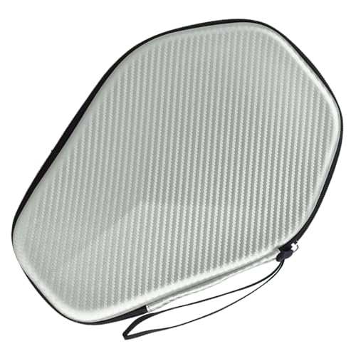 Hexagonal Pingpong Paddle Case Table Tennis Racket Storage Bag Zipper Handbag Accessories Portable Zipper Bag Lightweight Equipment - color: Silver