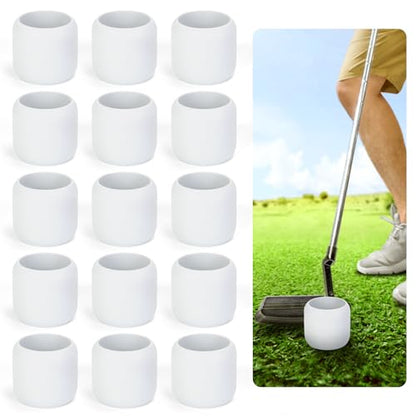 Practice Golf Balls (Pack of 15) - Lightweight Limited Flight Golf Training Balls for Full Swing & Backyard Practice, Perfect Training Aid for Golfers and Beginners, Indoor/Outdoor Use