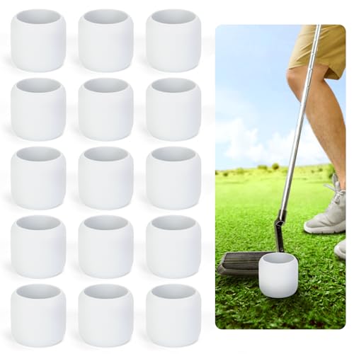 Practice Golf Balls (Pack of 15) - Lightweight Limited Flight Golf Training Balls for Full Swing & Backyard Practice, Perfect Training Aid for Golfers and Beginners, Indoor/Outdoor Use