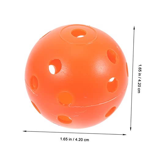 VICASKY 50pcs Indoor Outdoor Pickleball Practice Balls Garden Balls Wear-Resistant Hdpe Material