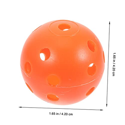 VICASKY 50pcs Indoor Outdoor Pickleball Practice Balls Garden Balls Wear-Resistant Hdpe Material