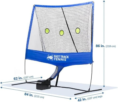 Fast Track Feedback System, Patented GEN2 Tennis Ball Machine for Practice 20 Feeds per min, Portable Tennis Machine with iOS Performance Tracking (Restocking Fee Applies to Returns)
