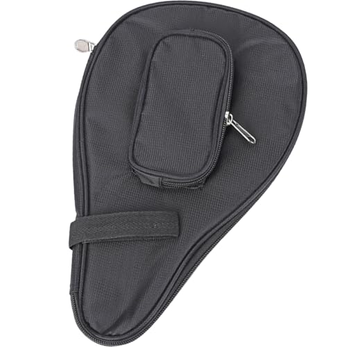 OSALADI Table Tennis Racket Storage Case Ping Pong Paddle Protective Bag Gourd Shape Black Sturdy Sports Organizing Storage for Training and Competition
