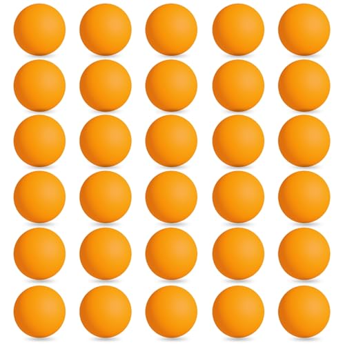 D-Xam Ping Pong Balls Orange or White ABS 1 Star 40mm Official Size High Bounce Professional 50, 30 Pack Table Tennis Ball for Training & Practice - Durable High Performance - color: Orange, size: 30 Pack