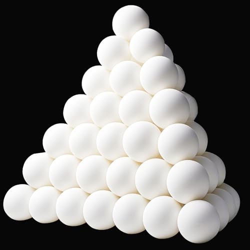 XIPEGPA 30 PCS Table Tennis Balls Ping Pong Balls 40mm Entertainment Plastic Balls for Game Party Sports Activities Fun Games Handicrafts Pet Toy (White)