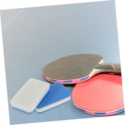 2pcs Table Tennis Bat Cleaner Sponge Wipe Tool Portable Racket Cleaning Brush for Paddle Supplies Non-Scratch Design for Effective Table Tennis Maintenance