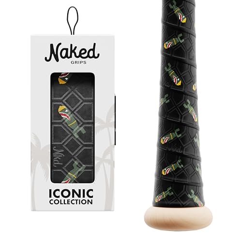 Naked Grips Iconic Collection | 1mm Baseball & Softball Bat Grips - color: Bombs Away