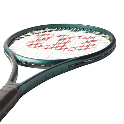Wilson Blade 100UL V9 Strung Performance Tennis Rackets - Strung with Sensation 16 Natural at Mid Range Tension