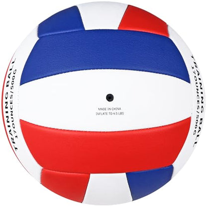 RUN2PEAK Heavy Weight Volleyball Ball Official Size 5 Setter Training Volleyballs PU Practice Volley Balls for Indoor Rebounder Equipment Setters Weighted Volleyball Setting Trainer