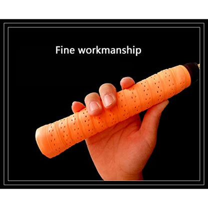 4PCS Tennis/Badminton Racket Grips, Badminton Hand Glue Outdoor Anti-Slip Badminton Tennis Racket Handle Grip Bands Tape, Wrap Your Racquet for High Performance - color: pink