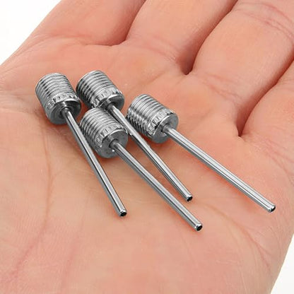 Healeved 120pcs Stainless Steel Ball Pump Needles Replacement Set for Basketball Soccer Football Volleyball Rugby Inflation Air Pump Accessories Sports Equipment