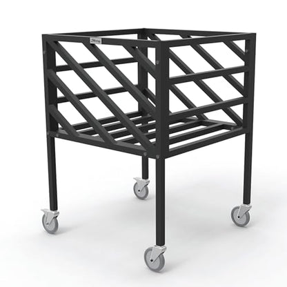 Murray Sporting Goods Premium Portable Volleyball Cart | Black Volleyball Metal Storage Cart with Wheels