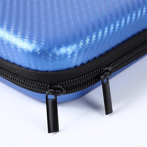 Pingpong Paddles Case Hard Shell Table Tennis Paddle Storage Bag Easy to Carry Great Lovers Pingpong Hard Case Bag for Training and Travel - color: Black