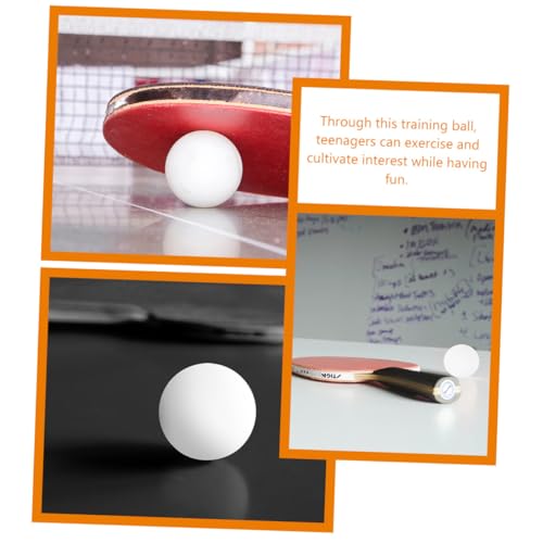 Toyvian Advanced Pong Balls for Table Tennis Training Durable Smooth Surface for Beginners for School and Gym