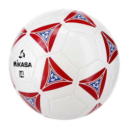 Mikasa Serious Soccer Ball - color: Red/white, size: 4