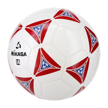 Mikasa Serious Soccer Ball - color: Red/white, size: 4