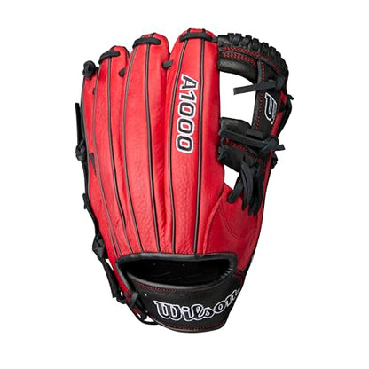 Wilson 2024 A1000 Infield Baseball Gloves - color: Red/Black/White