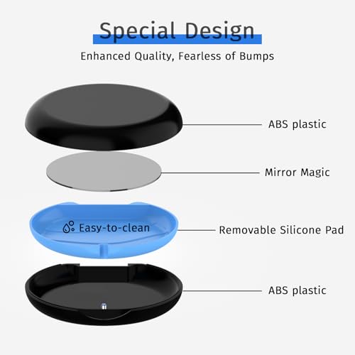 2Pack Retainer Case with Mirror, Compatible with Invisalign, Orthodontic Aligner Case with Removal Tool and Brush, Black - color: 2 Pack - BlackMirror