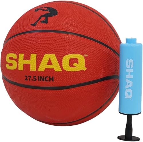 Shaq Junior 27.5" Basketball - Durable Rubber, Indoor/Outdoor Performance, Ideal for Training & Competitive Play