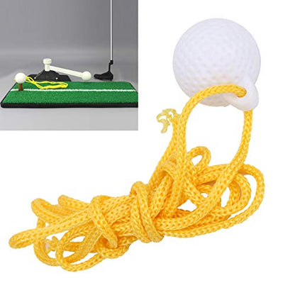 Golf Swing Practice Ball Durable Pocket Sized with String for Beginner Training ABS Material Lightweight Reusable Golf Accessories Ideal for Indoor Outdoor Use