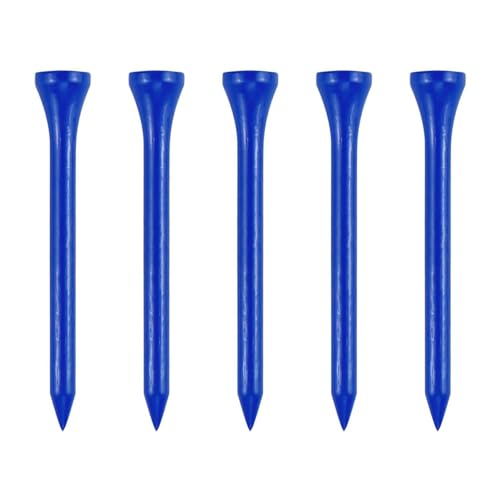 Wooden Golf Tees 3-1/4", 2-3/4", 1-1/2" Available,100 Count (Natural Color, White, Black, Blue, Red, Pink) - color: Blue, size: 2 3/4 inch