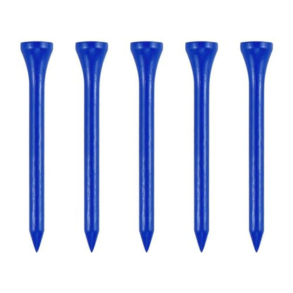 Wooden Golf Tees 3-1/4", 2-3/4", 1-1/2" Available,100 Count (Natural Color, White, Black, Blue, Red, Pink) - color: Blue, size: 2 3/4 inch
