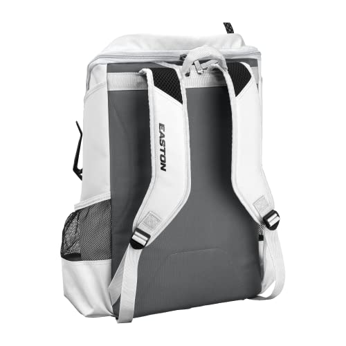 Easton | Ghost NX Backpack Equipment Bag | Adult | Fastpitch Softball | Team Logo Panel | Multiple Colors - color: White