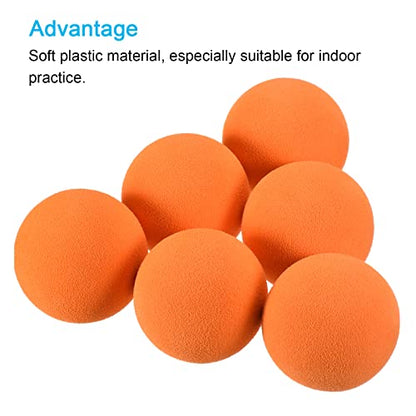 PATIKIL Golf Foam Ball, Sponge Exercise Flight Swing Practice for Indoor Training - color: Orange