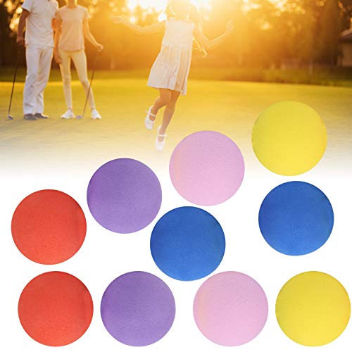 Children, Lightweight Kid Toy Ball Foam Ball 60mm, Yellow Blue Orange Purple Pink for Indoor Outdoor Practice