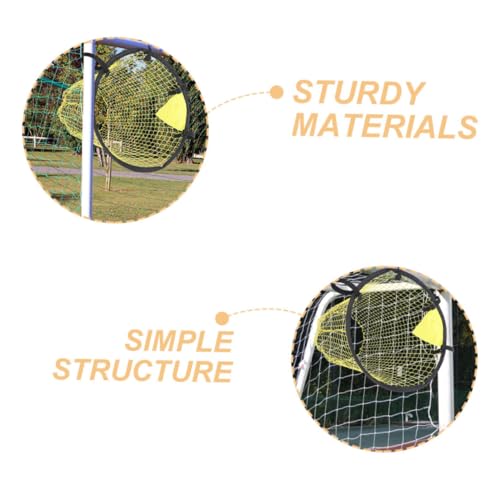 2pcs Youth Soccer Goal Target Net for Indoor and Backyard Training Portable Kicking Practice Net for Shooting Accuracy Football Training Equipment
