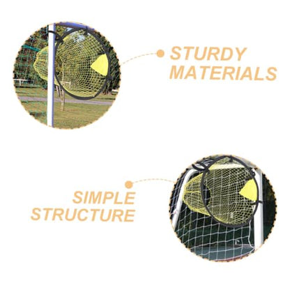 2pcs Youth Soccer Goal Target Net for Indoor and Backyard Training Portable Kicking Practice Net for Shooting Accuracy Football Training Equipment