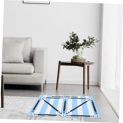 Totority Soccer Training Mat Skid Footstep Training Pad for Indoor Agility Drills for Enhanced Skills and Control Soccer Practice