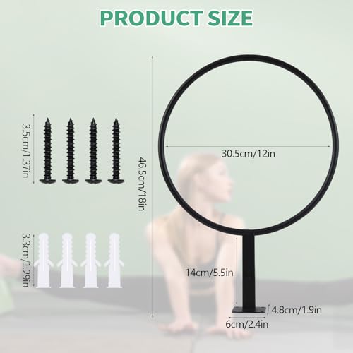 Large Stability Ball Storage Rack Exercise Dall Wall Holder Yoga Studio Gym Exercise Ball and Equipment Organizer（2 pcs）
