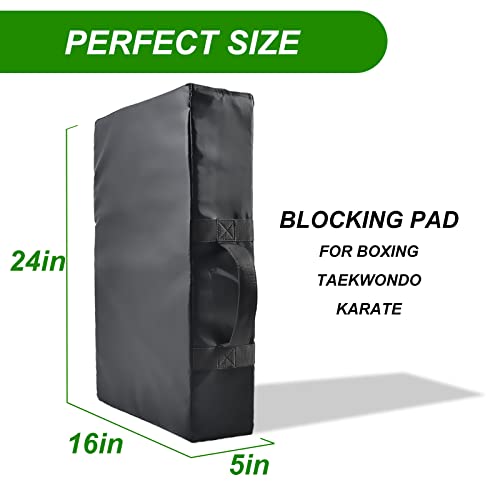 Football Blocking Pad, Football Blocking Shield, 24" x 16" Blocking Pad, Sports Kick Shield for Football, Basketball, Hockey, Lacrosse Training