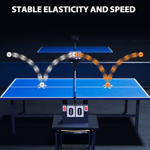 Ping Pong Balls, Ping Pong Balls 20 Pack, 3 Star Table Tennis Balls, Suitable for Beginners and Professionals (Orange+White)