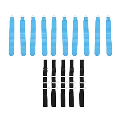 Adjustable Flag Football Set 5 PCS PP Adjustable Flag Football Belts for Youth and Adults Training Equipment - color: Blue