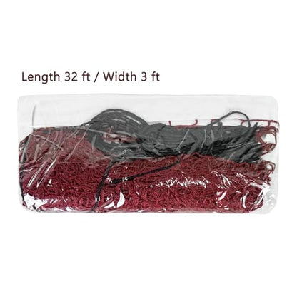 Aoneky Portable Outdoor Volleyball Net, 32 FT x 3 FT, Beach Pool Volleyball Net