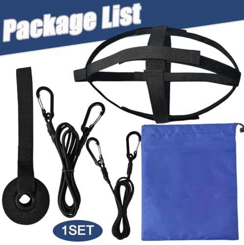 American Football Throw Trainer,Solo Pass Back Trainer for Youth & Adults, Indoor/Outdoor Practice Equipment to Improve Throwing & Catching Skills
