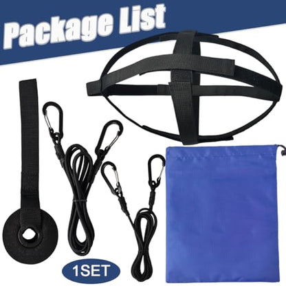 American Football Throw Trainer,Solo Pass Back Trainer for Youth & Adults, Indoor/Outdoor Practice Equipment to Improve Throwing & Catching Skills