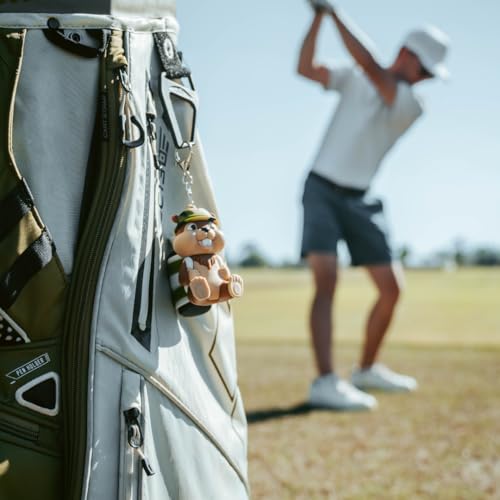 Animal Caddy Golf Tee Holder, Includes 8 Golf Tees, Fun Golf Accessory for Men & Women, Golf Gift