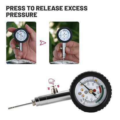 Ball Air Pressure Gauge, Portable Football Basketball Volleyball Pointer Pressure Gauge, Air Watch Test, Adjust The Pressure