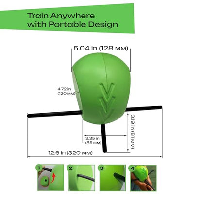 Golf Training Aid Ball - Compression Golf Connection Ball Between Arms - Posture Correction Swing Trainer & Alignment Practice - Helps Train Proper Swing Mechanics & Arm Structure