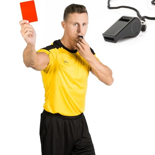 Whistle, Whistle for Coaches, Plastic Whistles for Adults, Coach Whistles with Lanyard, Referee Whistle Loud Crisp Sound Whistle Emergency for Teacher Polices Officials Sport Training Lifeguard