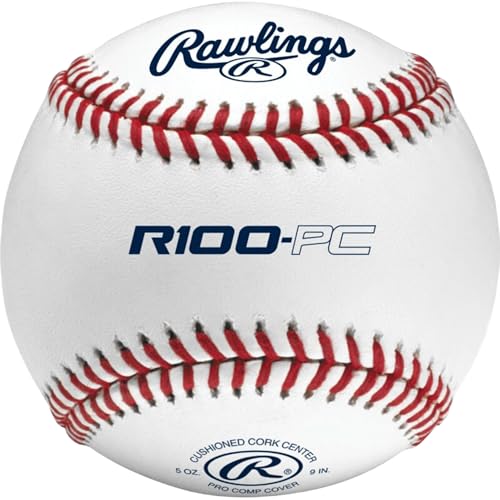 Rawlings | Pro Comp Practice Baseballs | Collegiate / High School / Travel | Flat & Raised Seam Options | 12 Count - style: Raised Seam