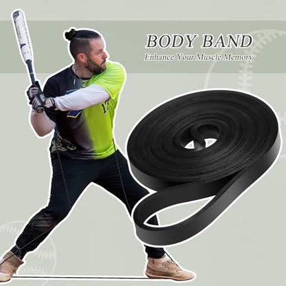 OTW Softball Baseball Swing Trainer, Training and Batting Hitting Equipment - style: 3 Bands - Black Body Band