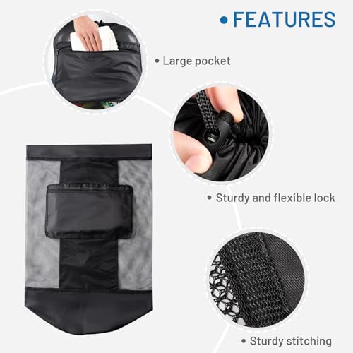 OrgaWise Extra Large Soccer Ball Bags for Coaches with Handle and Strap,Basketball Ball Bag - size: 27"x36"/70x90cm