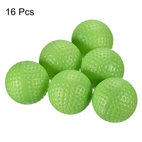 PATIKIL Golf Practice Balls, Hollow Flight Training for Indoor Swing Practice - color: Light Green