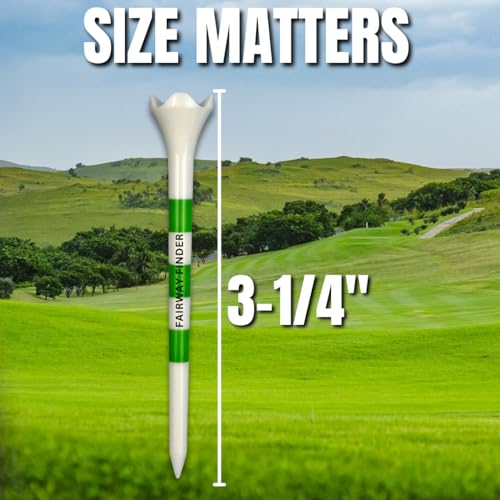 (50/150/500) Plastic Golf Tees 3 1/4 Best Golf Tees for Men, Unbreakable Golf Tees for Women, Long Golf Tees, Zero Friction Golf Tees, Tall Golf Tees Plastic Unbreakable, Reusable Golf Tee - size: 50
