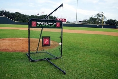 HOOPSKING SwingAway 2.0 - Solo Hitting Trainer for Baseball Softball Swing Mechanics, Bat Speed, and Power Development
