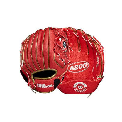 Wilson | A200 | Youth T-Ball & Baseball Glove + Mitt | Sizes 9" - 10" | Right + Left Hand Throw | Multiple Styles